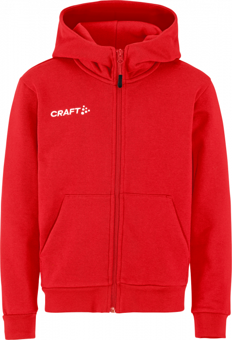 Craft - Community 2.0 Logo Fz Hoodie Jr - Vermelho