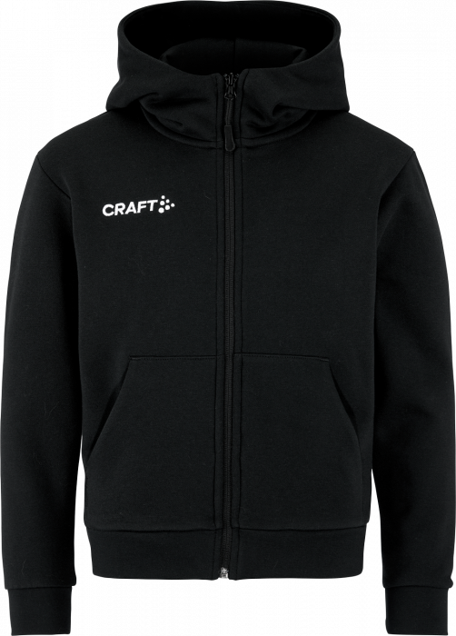 Craft - Community 2.0 Logo Fz Hoodie Jr - Schwarz