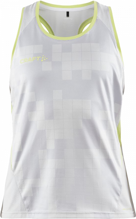 Craft - Pro Control Impact Sleeveless Top Women - Weiß & giallo