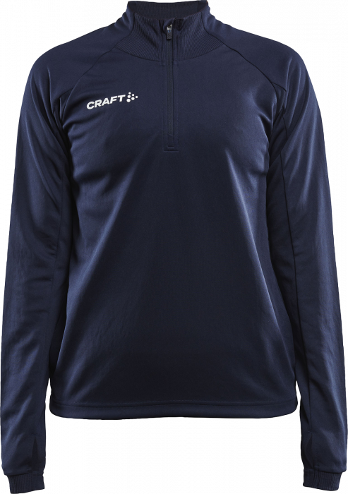 Craft - Evolve Shirt With Half Zip Woman - Blu navy