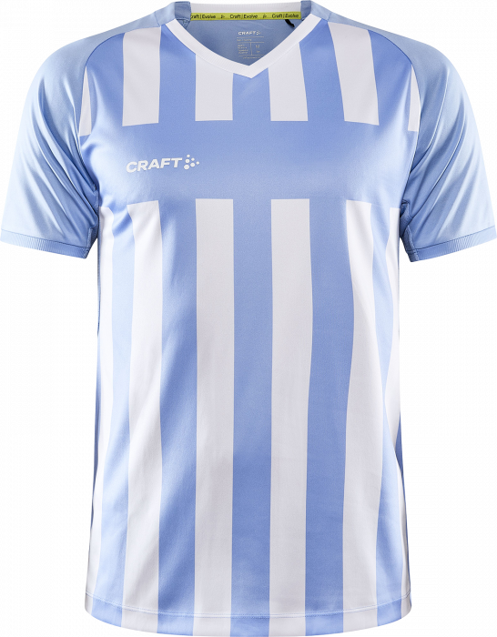 Craft - Progress 2.0 Stripe Jersey Junior - Sky Blue & white