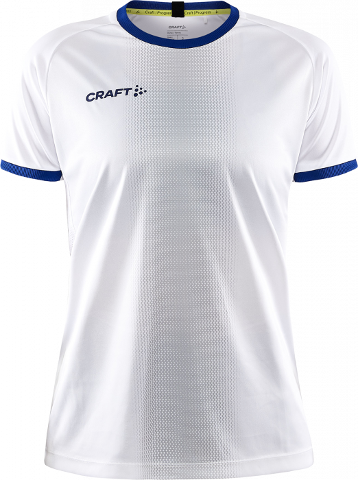 Craft - Progress 2.0 Graphic Jersey Women - Blanco & azul