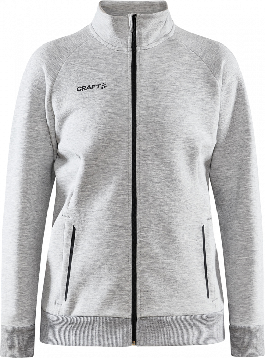 Craft - Core Soul Shirt With Zipper Woman - Grigio melange